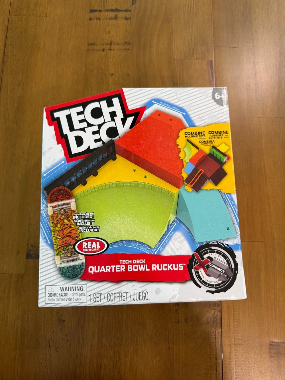 Tech Deck Quarter Bowl Ruckus Skate Park Playset - Bright Multicolor